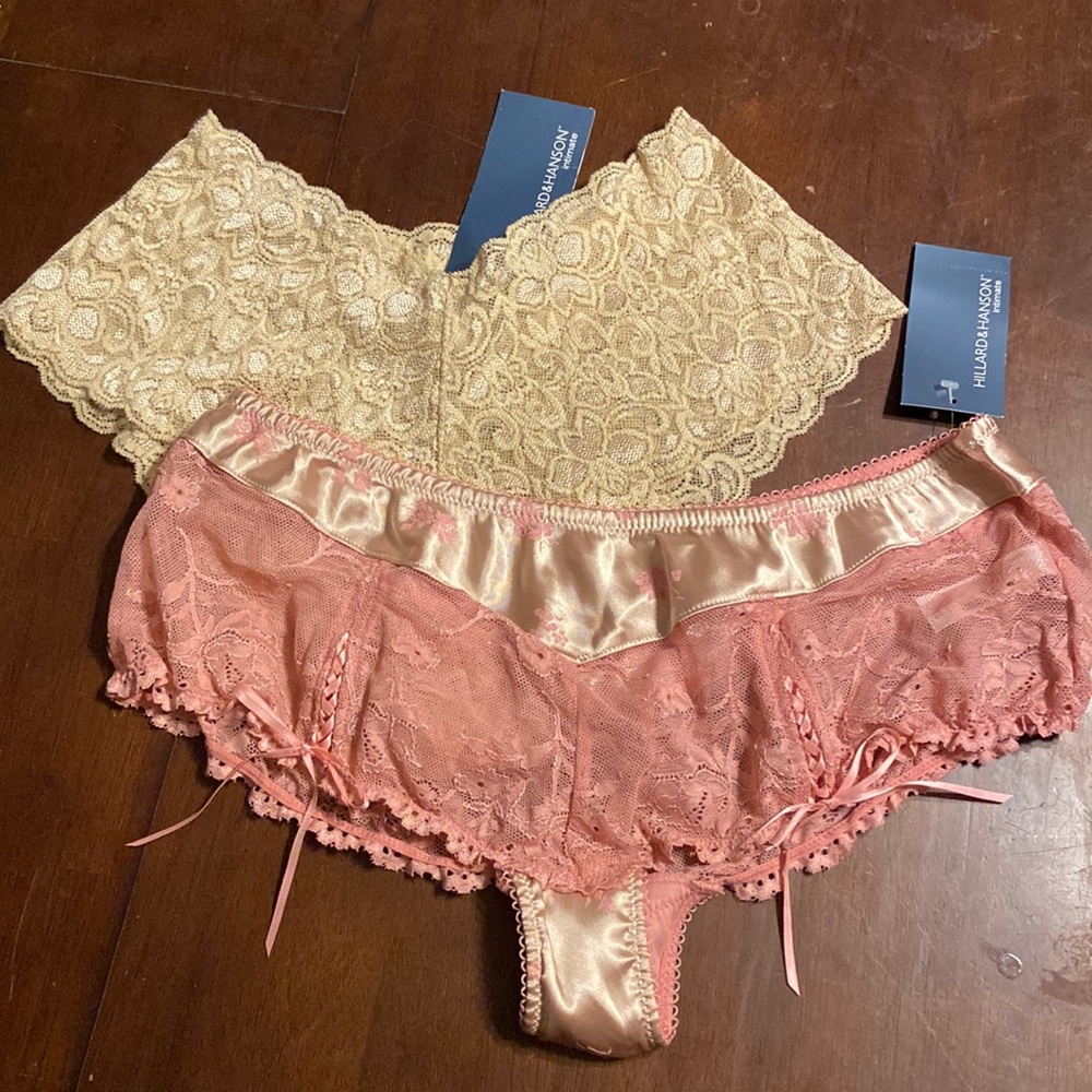NWOT Hilliard & Hanson panties bundle of two